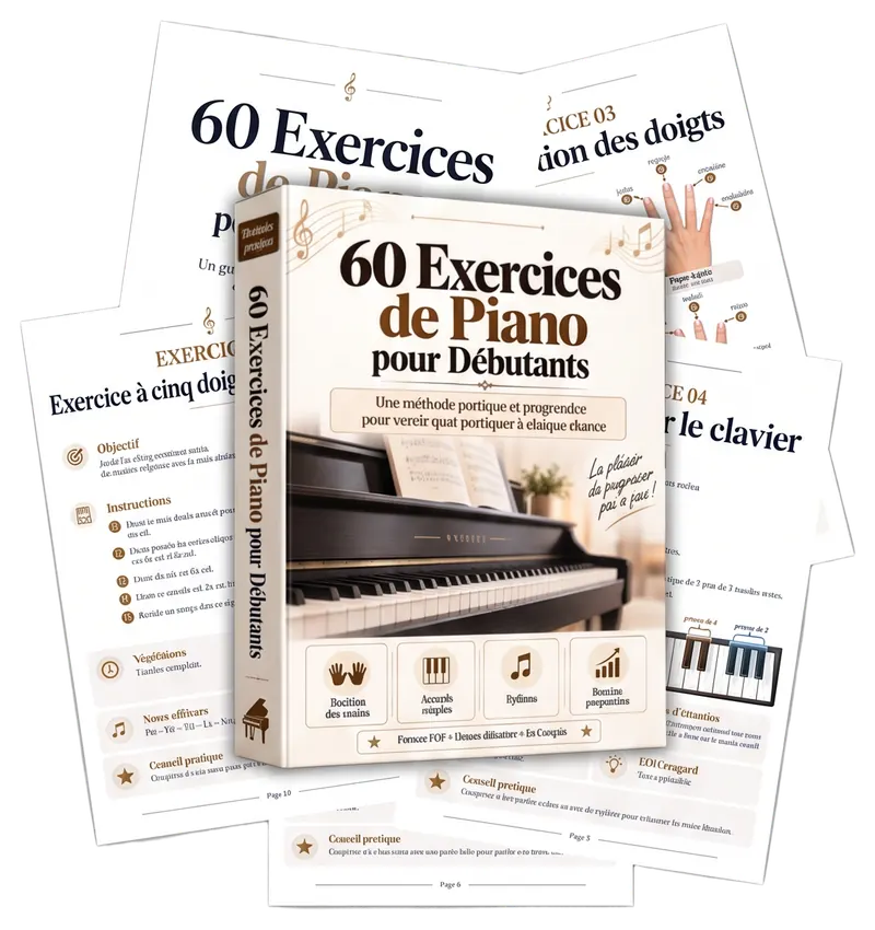 60 Exercices de Piano pour Débutants